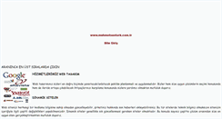 Desktop Screenshot of mehmetsenturk.net